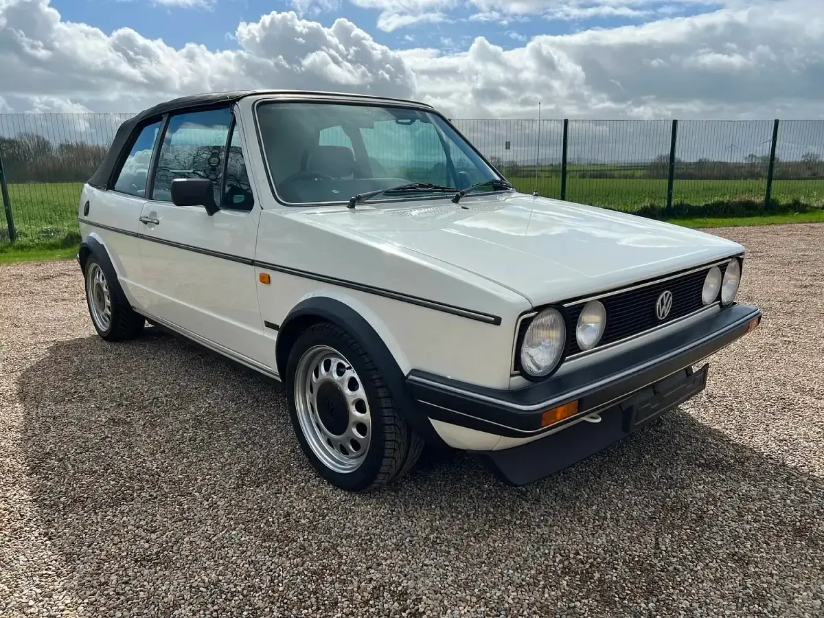 Used VW Golf Cabriolet 1987 White Cabriolet