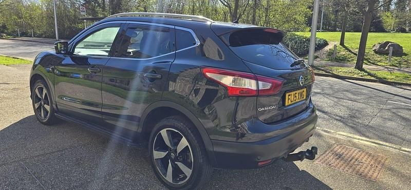 Used Nissan Qashqai N-TEC 110 HP (80 kW) 2015 Black SUV