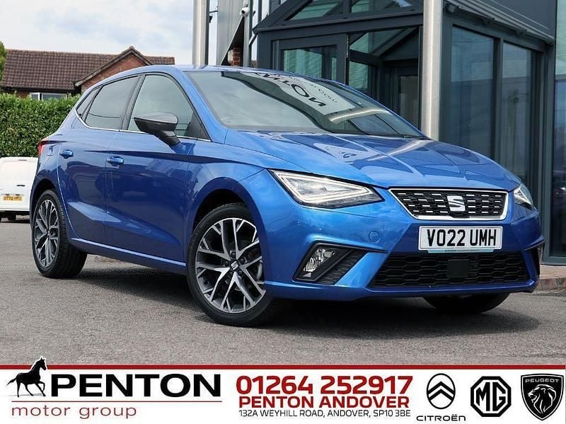 Blue Used 2022 Seat Ibiza XCELLENCE Hatchback | £14,690 (Fair price) - Image 1/4