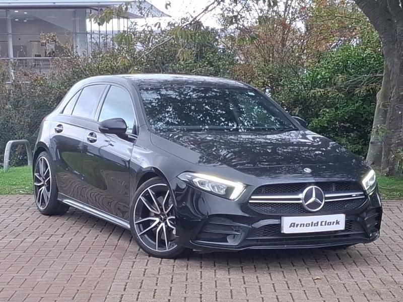 Black Used 2021 Mercedes A35 AMG Premium Sedan | £26,998 (Fair price) - Image 1/4