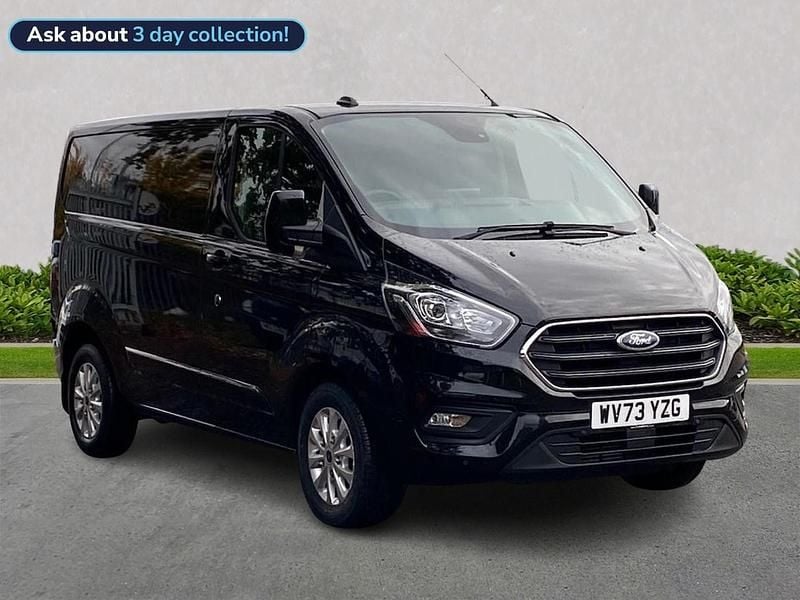 Black Used 2023 Ford Transit Custom Limited Van | £23,300 (Super price) - Image 1/4