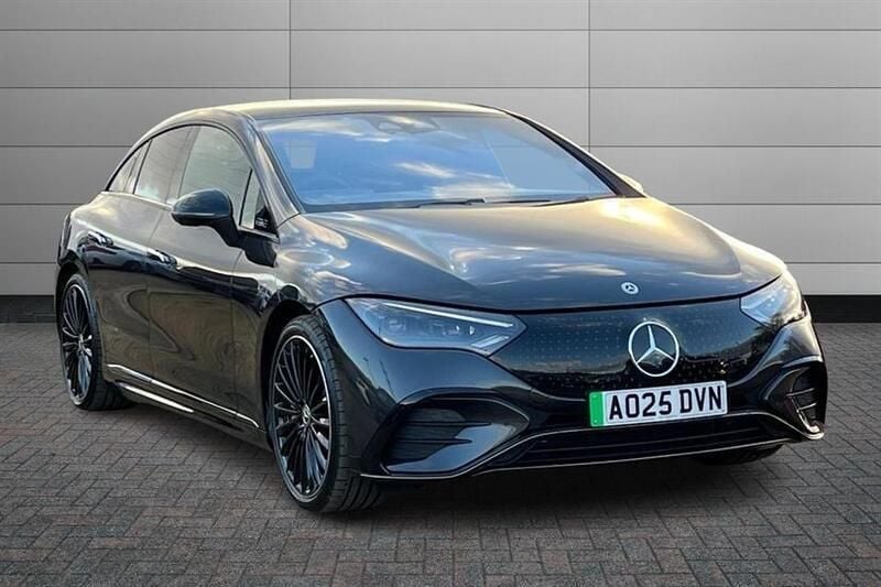 Graphite grey Used 2025 Mercedes EQE350 AMG line Sedan | £58,490 (Expensive) - Image 1/4