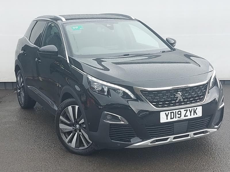 Black Used 2019 Peugeot 3008 Premium SUV | £12,298 (Fair price) - Image 1/4