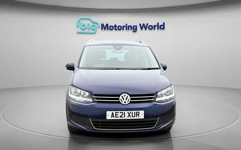 Used VW Sharan SE 150 HP (110 kW) 2021 Blue MPV