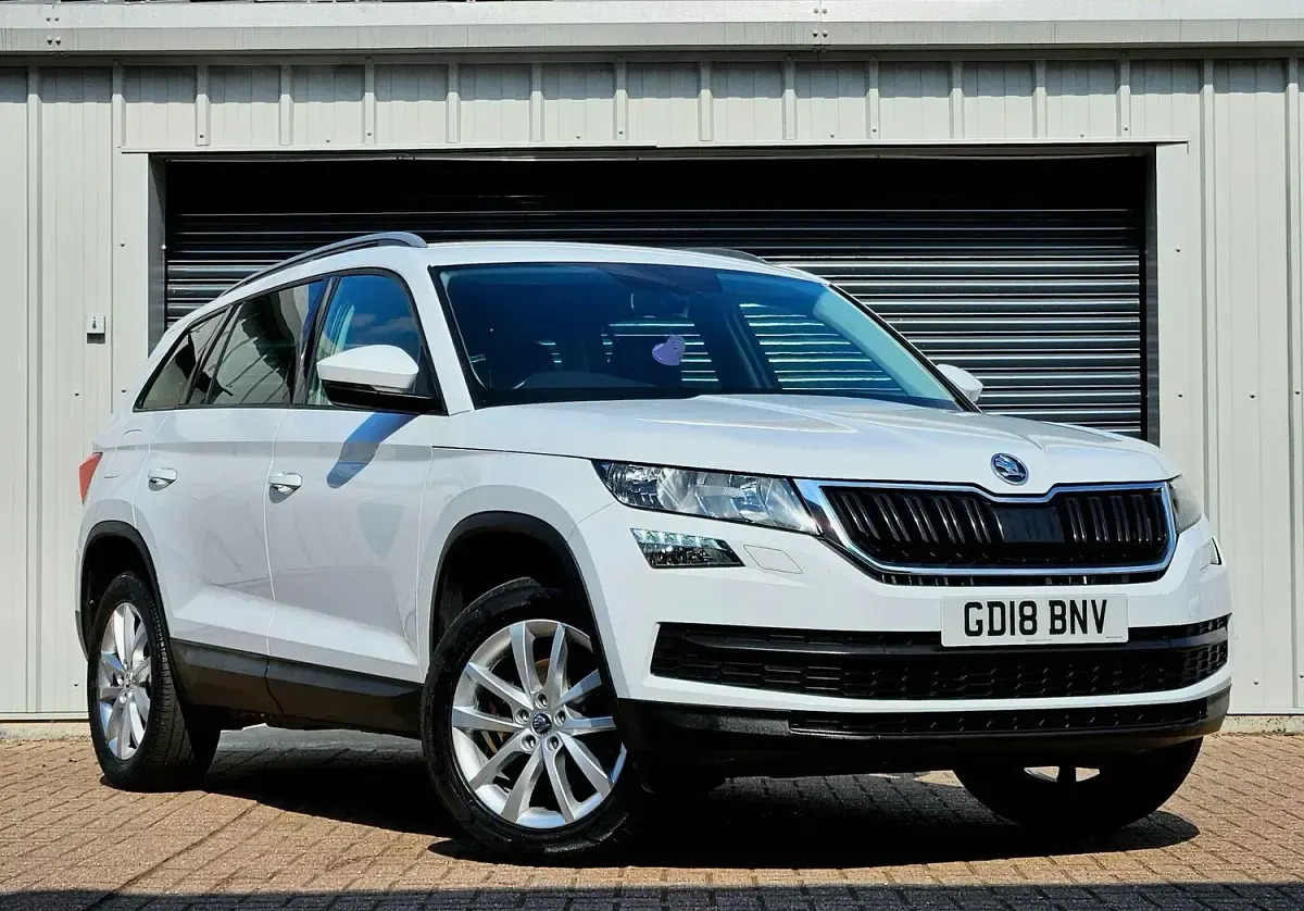 Used Skoda Kodiaq SE 150 HP (110 kW) 2018 White SUV