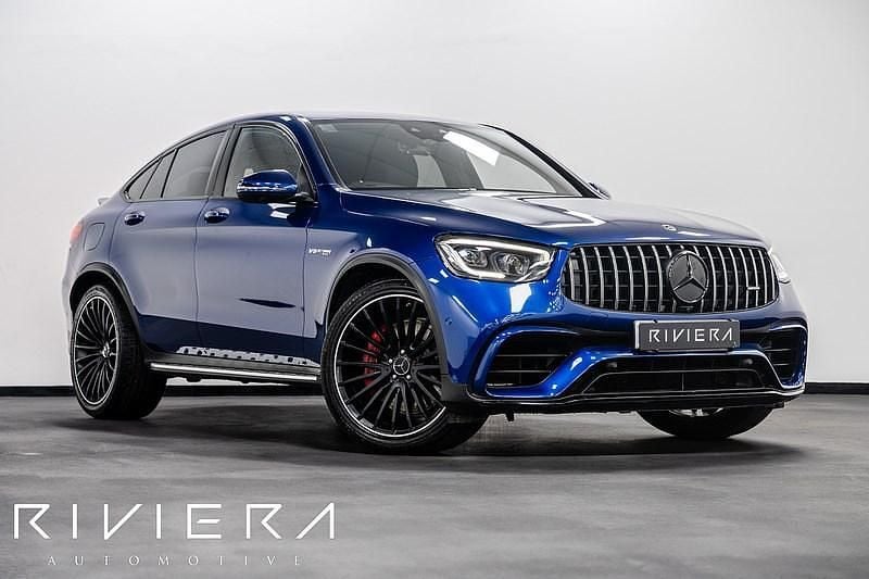 Blue Used 2020 Mercedes GLC63 AMG Premium Plus Coupe | £52,495 (Fair price) - Image 1/4