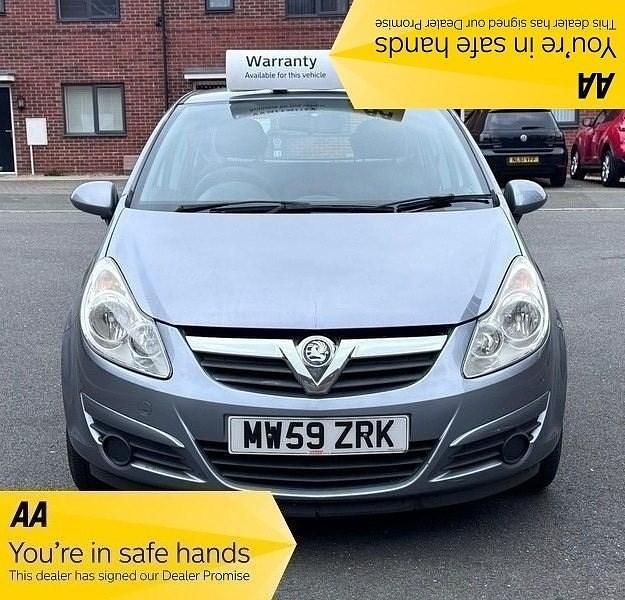 Used Vauxhall Corsa 90 HP (66 kW) 2010 Silver Hatchback