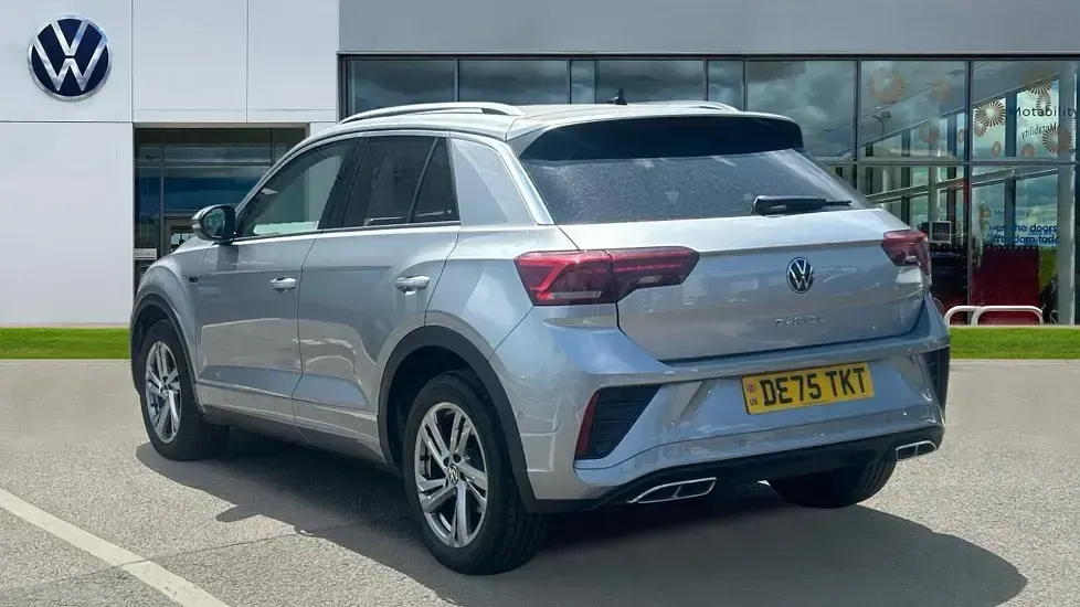 Used VW T-Roc R-line 150 HP (110 kW) 2025 Pyrite silver metallic SUV