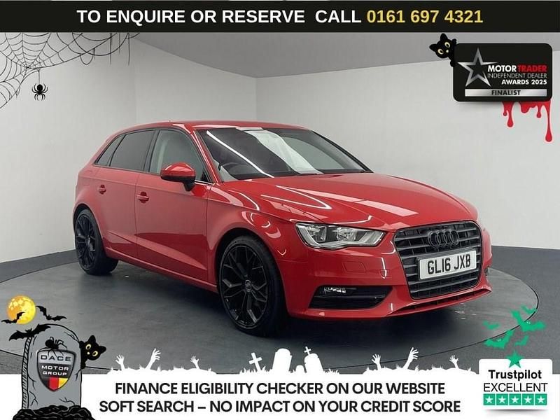 Red Used 2016 Audi A3 Sportback Sport Hatchback | £10,470 (Good price) - Image 1/3