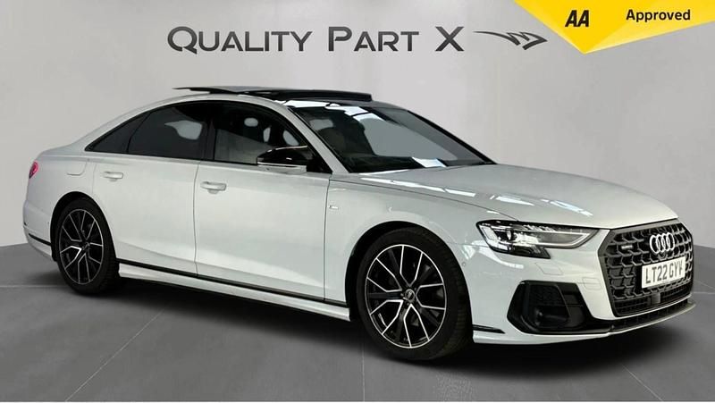 White Used 2022 Audi A8 Advanced Sedan | £30,450 - Image 1/4