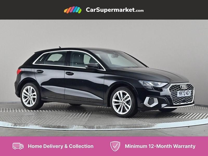 Black Used 2022 Audi A3 Sport Hatchback | £20,197 (Fair price) - Image 1/4