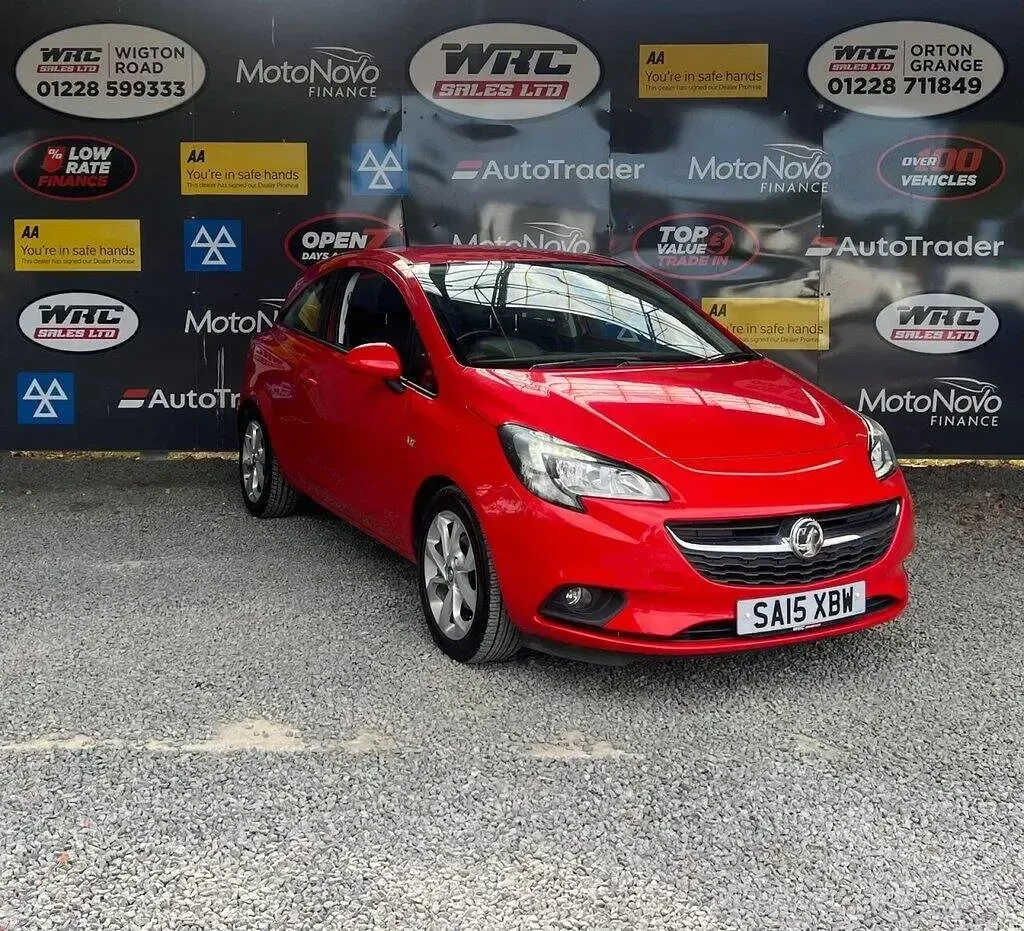 Used Vauxhall Corsa Excite 90 HP (66 kW) 2015 Red Hatchback
