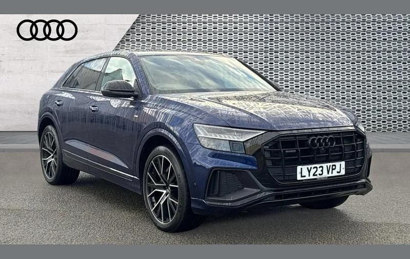 Blue Used 2023 Audi Q8 Black Edition SUV | £48,945 (Fair price) - Image 1/4
