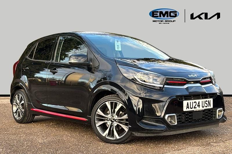 Black Used 2024 Kia Picanto GT-Line Hatchback | £12,999 (Fair price) - Image 1/3