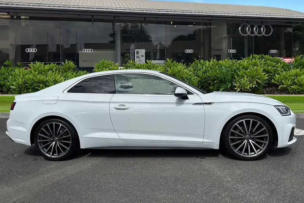 Used Audi A5 S-Line 187 HP (137 kW) 2019 White Coupe