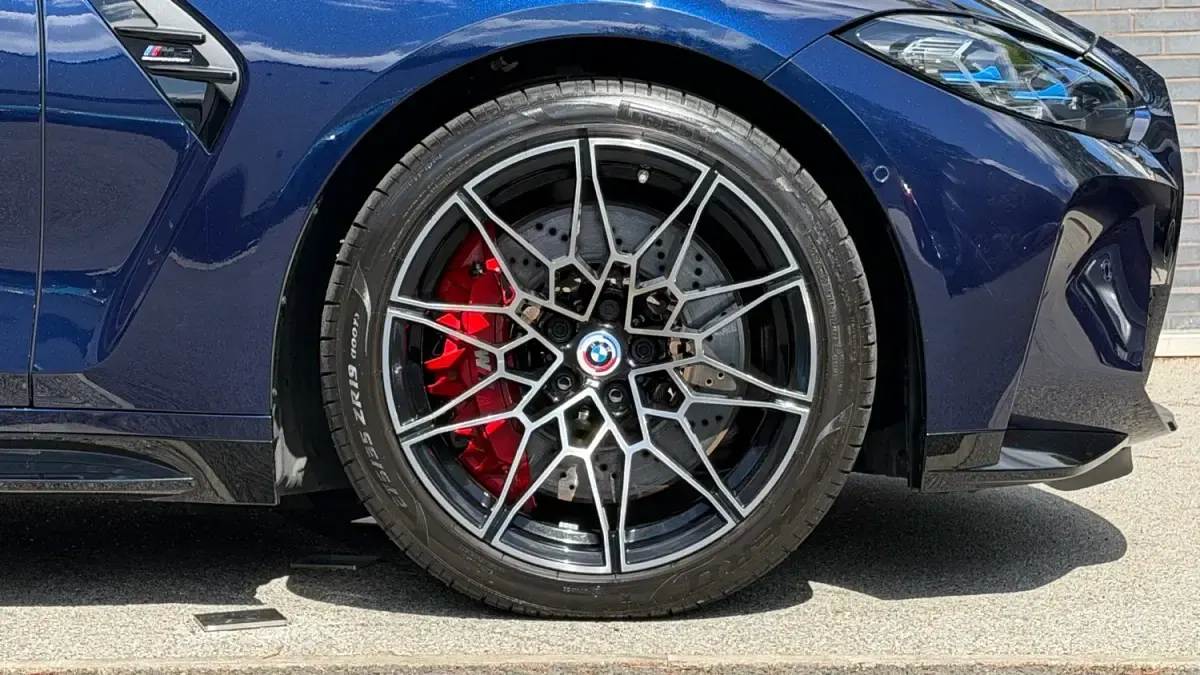 Begagnad BMW M3 Competition Edition 502 HK (369 kW) 2022 Blå Sedan