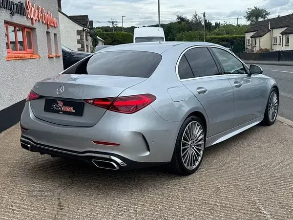 Used Mercedes C220 AMG Line Premium 2022 Silver Sedan