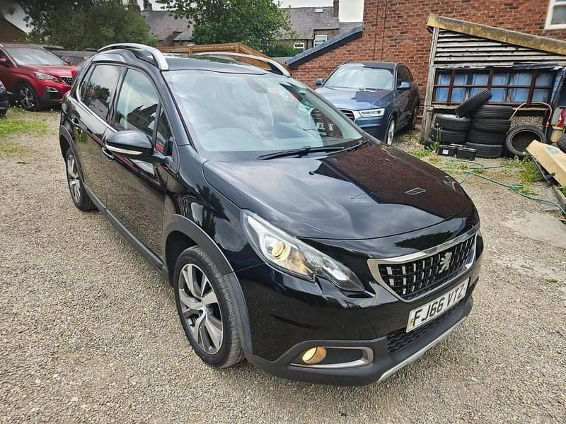 Black metallic Used 2016 Peugeot 2008 Allure SUV | £4,495 (Fair price) - Image 1/4