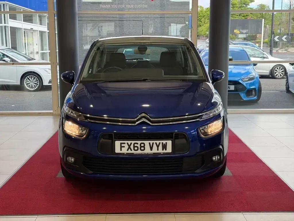 Usado Citroën C4 Touch 130 HP (95 kW) 2018 Azul Monovolume