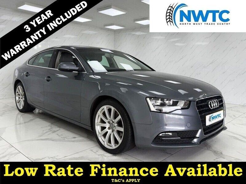Grey Used 2014 Audi A5 Sportback Basis Hatchback | £8,295 (Good price) - Image 1/3