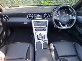 Used Mercedes SLC180 AMG line 156 HP (114 kW) 2019 Black Cabriolet