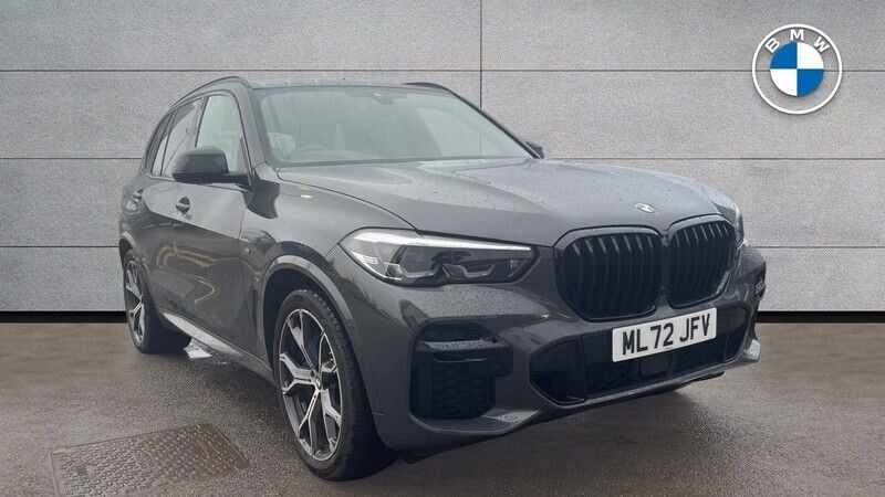 Grey Used 2022 BMW X5 M Sport SUV | £51,985 (A bit pricey) - Image 1/4