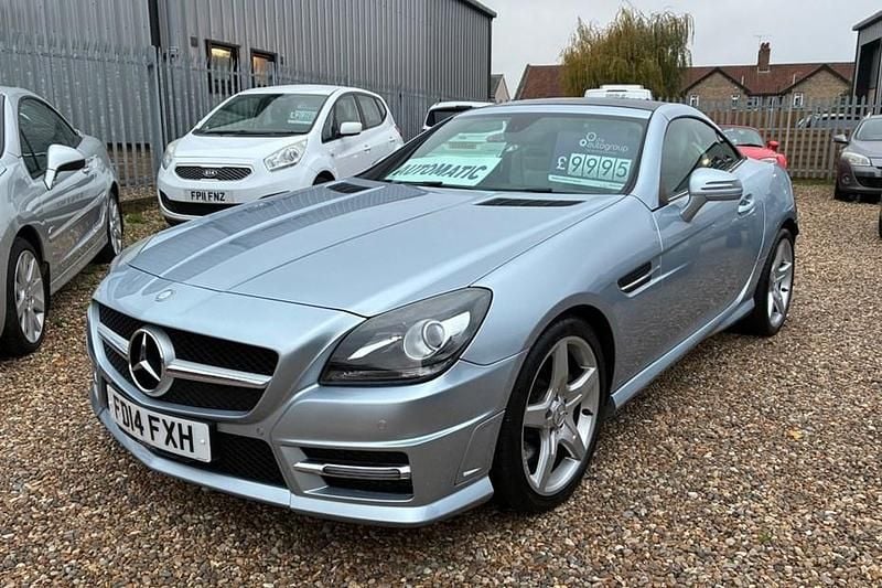 Silver Used 2014 Mercedes SLK200 AMG Cabriolet | £9,995 (Fair price) - Image 1/1