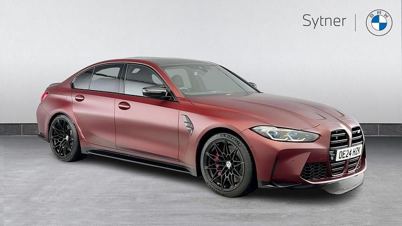 Red Used 2024 BMW M3 Competition Edition | £66,000 (Good price) - Image 1/4