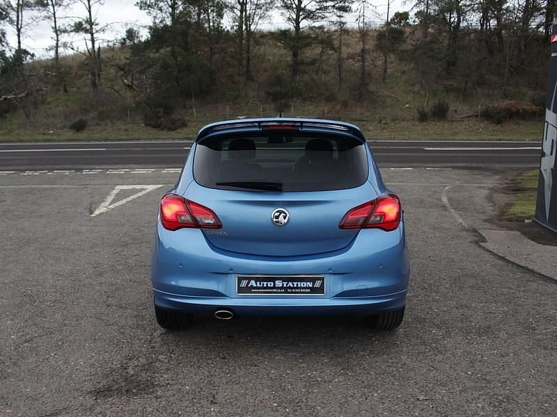 Used Vauxhall Corsa SRi 75 HP (55 kW) 2018 Blue Hatchback