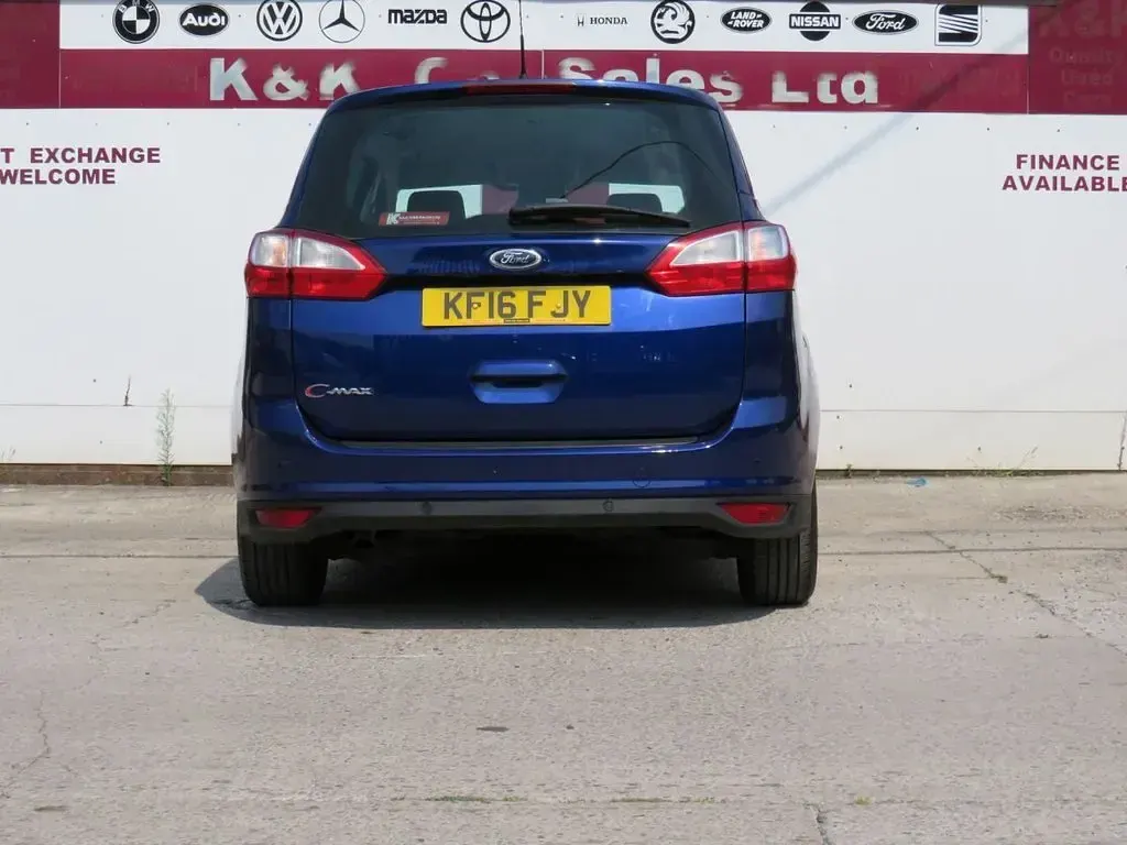 Used Ford Grand C-Max Zetec 120 HP (88 kW) 2016 Blue MPV