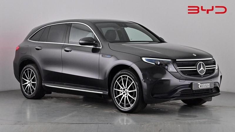 Used Mercedes EQC400 AMG line 300 kW (408 HP) 2021 Tenorite grey SUV