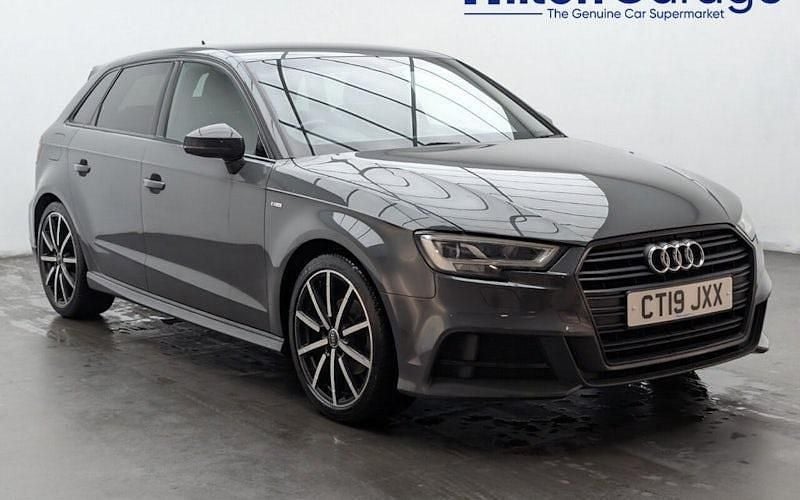Grey Used 2019 Audi A3 Sportback Black Edition Hatchback | £15,150 (Fair price) - Image 1/4