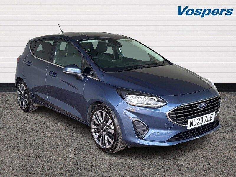 Blue Used 2023 Ford Fiesta Titanium X Hatchback | £17,900 (Fair price) - Image 1/4