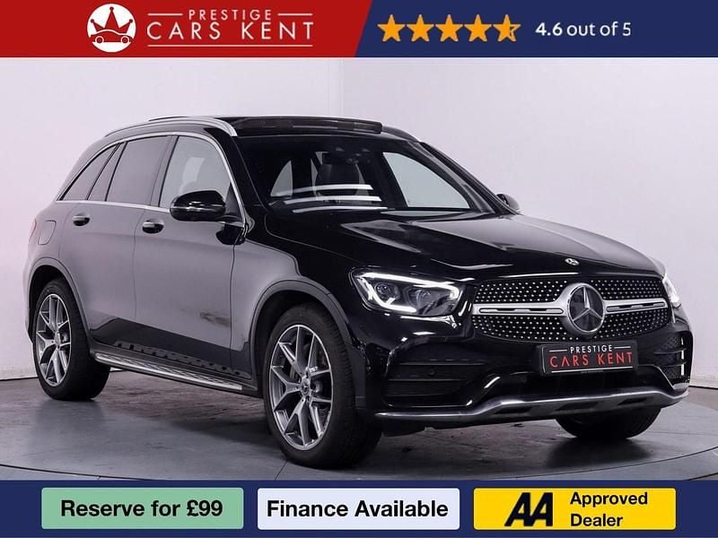 Black Used 2020 Mercedes GLC300 AMG Line Premium Estate | £28,499 (Fair price) - Image 1/4