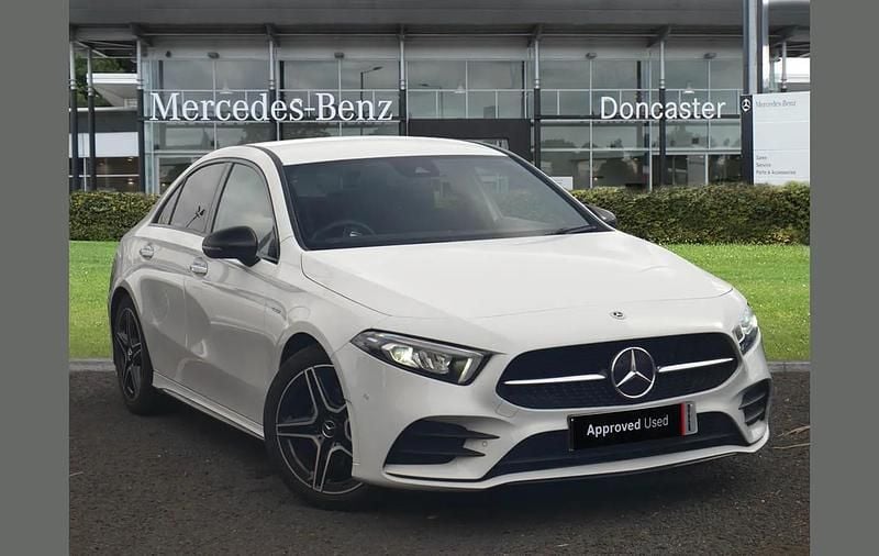 White Used 2022 Mercedes A200 AMG Line Premium Sedan | £22,805 (A bit pricey) - Image 1/4