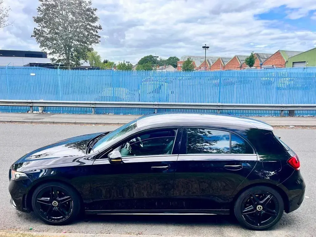 Used Mercedes A200 AMG line 2018 Black Hatchback