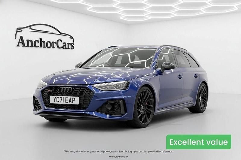 Blue Used 2021 Audi RS4 Black Edition Estate | £43,990 (Fair price) - Image 1/4