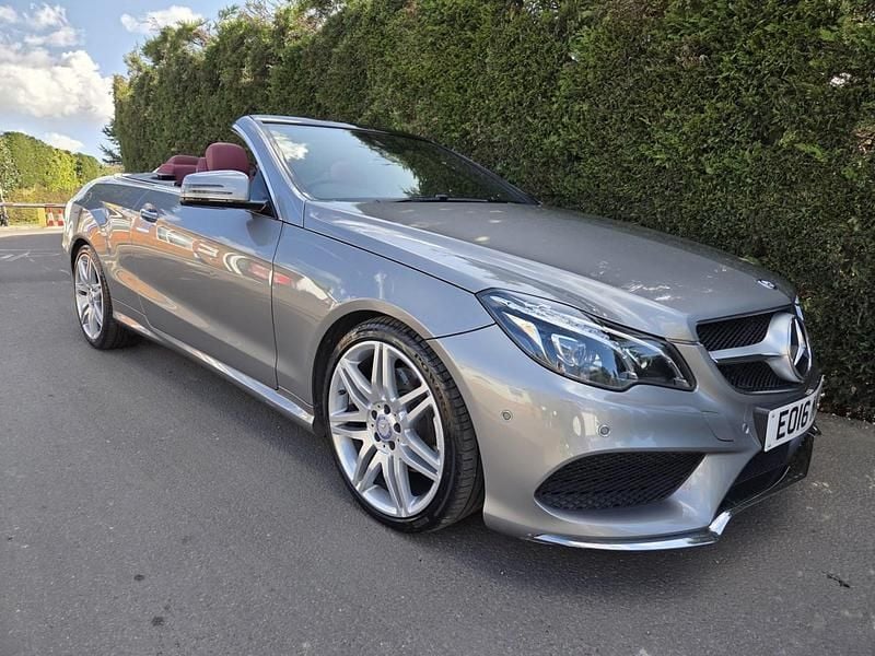 Used Mercedes E350 AMG Line Premium 2016 Silver Cabriolet