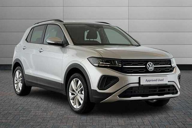 Reflex silver Used 2025 VW T-Cross Match SUV | £20,890 (Fair price) - Image 1/4