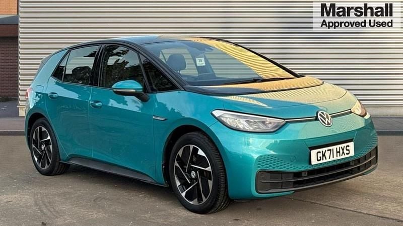 Turquoise Used 2021 VW ID.3 Pro Performance Hatchback | £14,290 (Good price) - Image 1/4