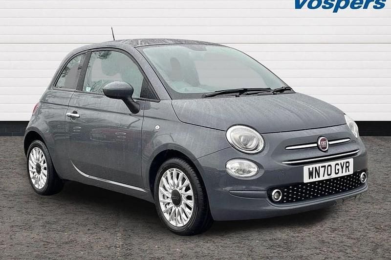 Grey Used 2020 Fiat 500 Lounge Hatchback | £9,990 - Image 1/1
