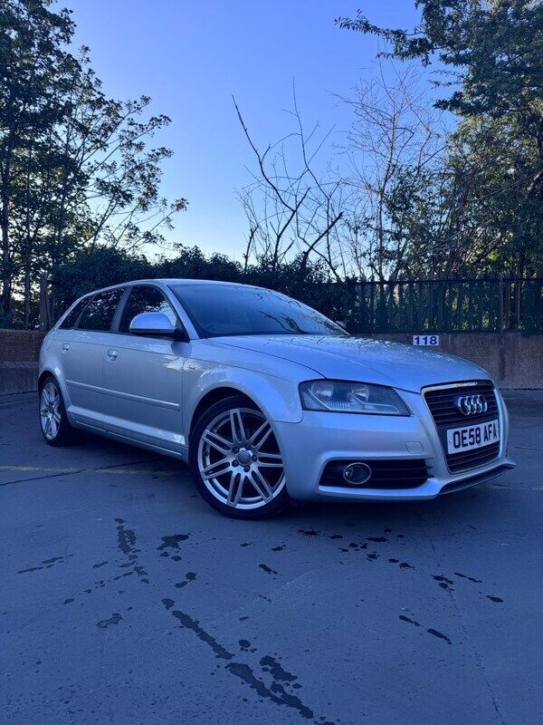 Silver Used 2009 Audi A3 S-Line Hatchback | £2,495 (Fair price) - Image 1/4