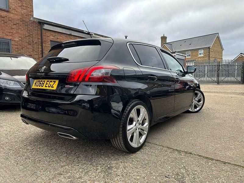 Used Peugeot 308 GT-line 2018 Black Hatchback