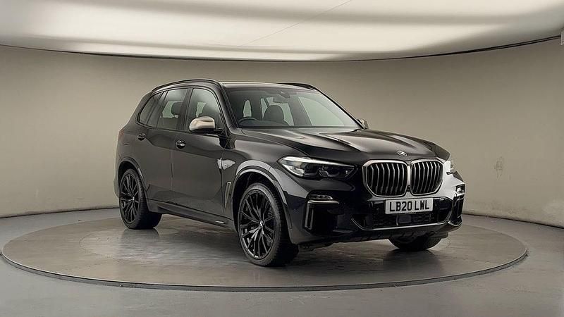 Sapphire black Used 2020 BMW X5 SUV | £36,700 (Good price) - Image 1/4