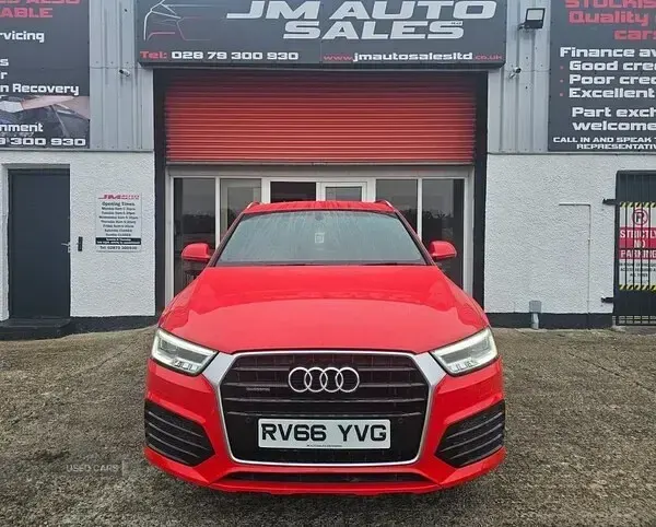 Used Audi Q3 S-line plus 184 HP (135 kW) 2016 Red SUV