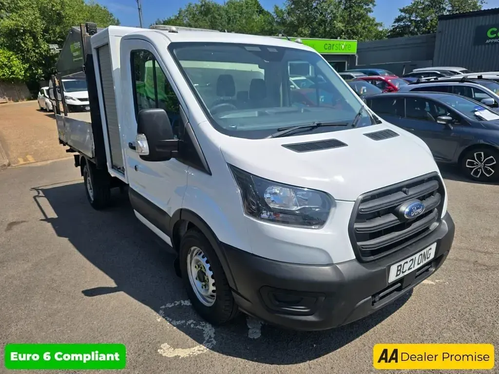 Used Ford Transit 130 HP (95 kW) 2021 White Van