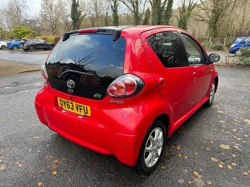 Used Toyota Aygo 68 HP (50 kW) 2013 Red Hatchback