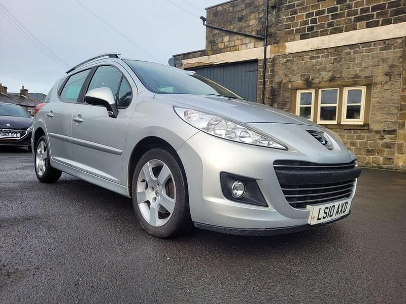 Silver Used 2010 Peugeot 207 Sport Estate | £1,295 (Fair price) - Image 1/4