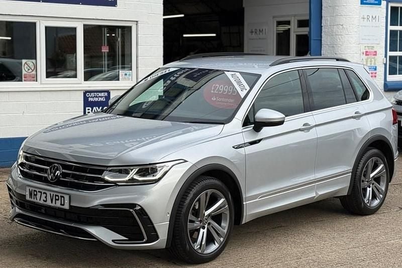 Reflex silver metallic Used 2024 VW Tiguan R-line Edition SUV | £29,995 (Fair price) - Image 1/1