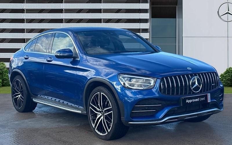 Used Mercedes GLC43 AMG Premium Plus 390 HP (286 kW) 2023 Blue Coupe